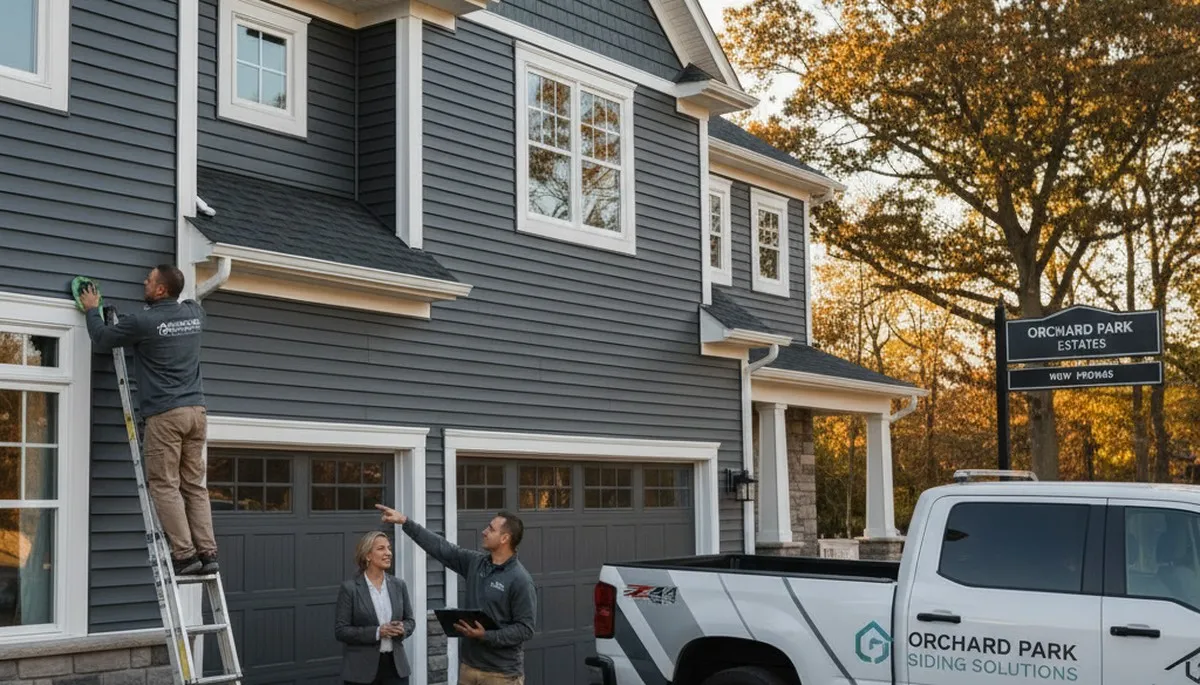 Professional vinyl siding installation by expert contractors in Buffalo, NY